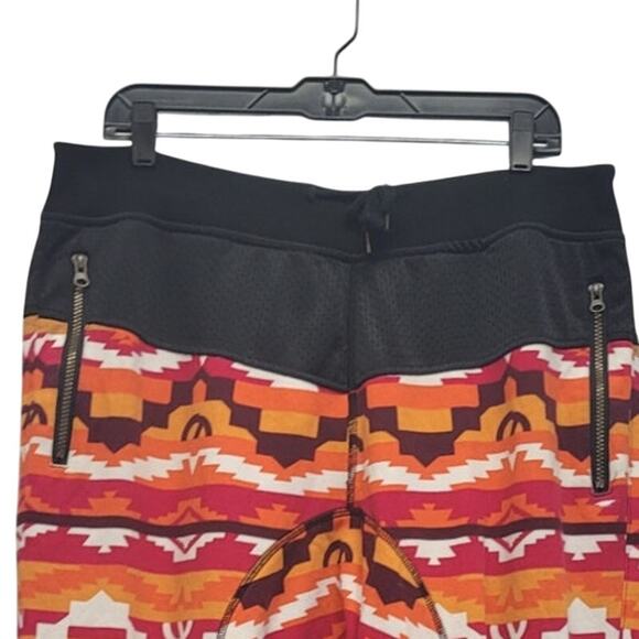 Square Zero Womens XL Cotton  Drawstring Waist Aztec Southwest Sweatpant Joggers - Picture 2 of 4